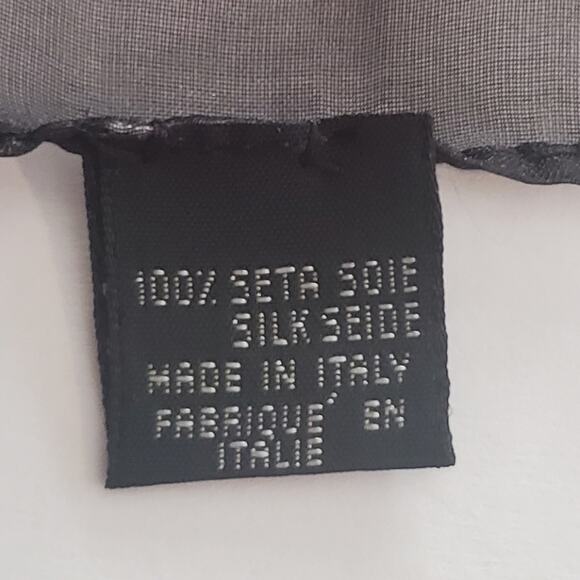 Stunning Made in Italy 100% Silk Floral Scarf Pareo Shawl 76x42 inches - Picture 11 of 13